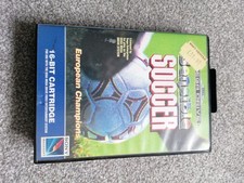 SENSIBLE SOCCER EUROPEAN CHAMPIONS SEGA MEGA DRIVE UK PAL GAME BOXED WITH MANUAL