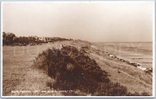 Vintage Postcard Frinton Cliffs Beach on Sea Frinton-on-Sea Essex England Huts