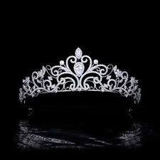 Wedding Bridal CZ Crystal Tiara