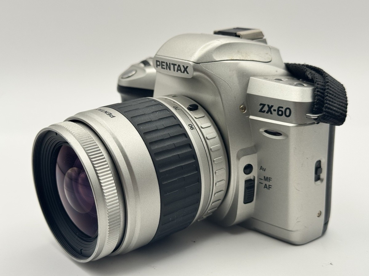 PENTAX ZX-60 35mm SLR Film Camera 28-90mm Lens Built-in Flash w