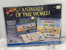 Vintage GeoSafari Animals of the World Cards EI-8712 20 Lessons 10 Card Complete