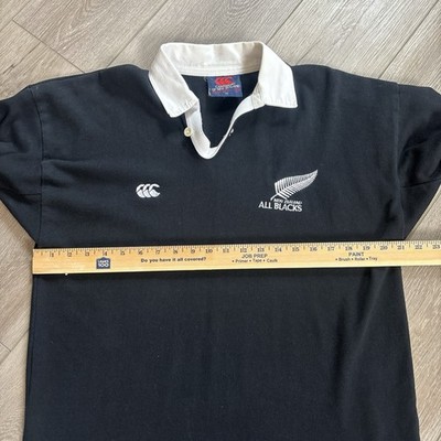 VINTAGE Canterbury of New Zealand All Blacks Rugby Long SLEEVE