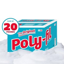 Polyester Fiberfill Stuffing 20lb Bulk Box for Crafts Pillows Toys