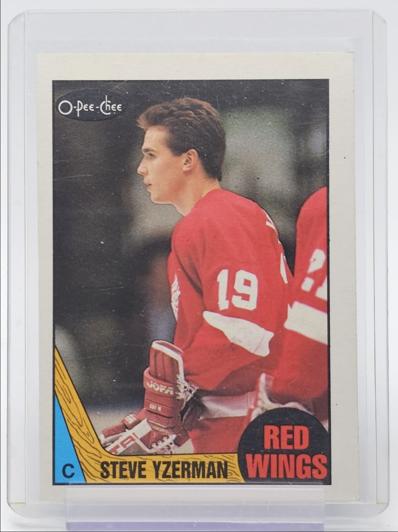 STEVE YZERMAN 1987-88 O-PEE-CHEE HOCKEY RED WINGS #56 Q3562