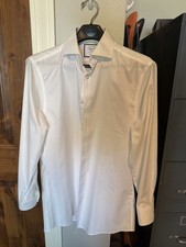 Charles Tyrwhitt white dress shirt extra slim fit 15 1/2 x 32in