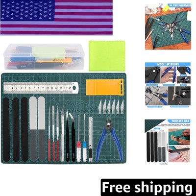 Durable 25PCS Gundam Model Tools Kit with Storage Box - Ultimate Craft Set