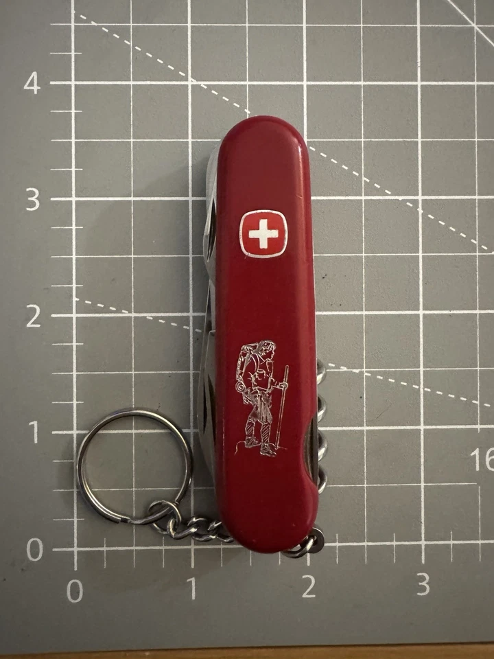 WENGER Delémont 瑞士高山徒步旅行者手柄 10 功能瑞士军刀 — 第 3/4 张图片