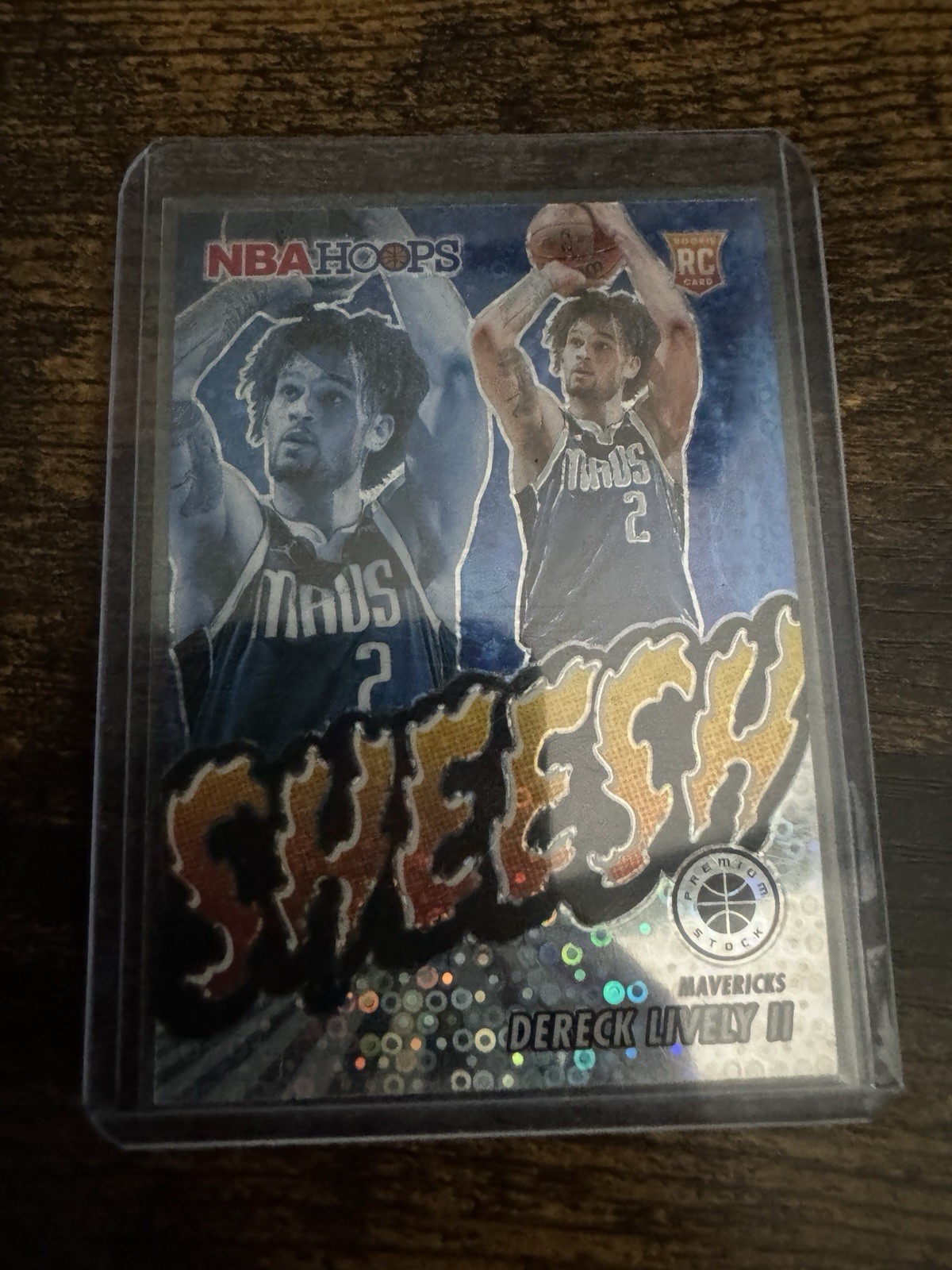 2023-24 Panini Hoops Premium Stock - Sheesh Disco Prizm #13 Dereck Lively (RC)