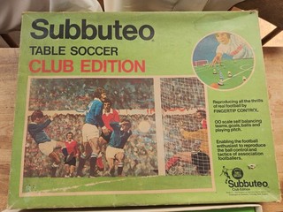 1970's Subbuteo Table Soccer Club Edition Complete But With Defects.