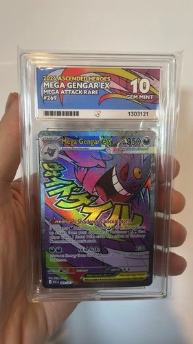 Mega Gengar EX Mega Attack Rare 269/217 Ascended Heroes Ace 10