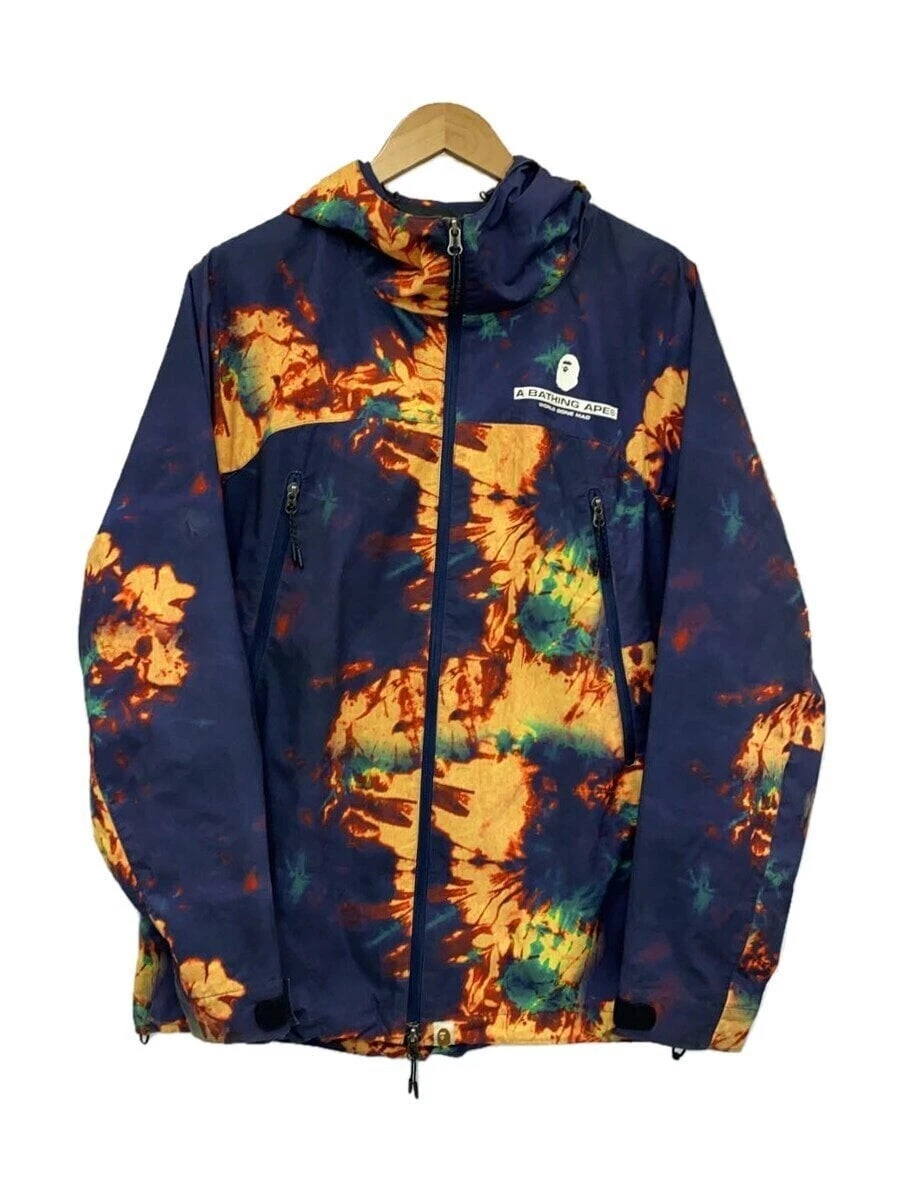 A BATHING APE (BAPE) Giacca con cappuccio A BATHING APE multicolore XL usata