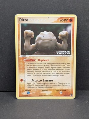 Ditto Geodude 62/113 Delta Specie Reverse Holo Yuka Morii Pokemon TCG ITALIAN HP