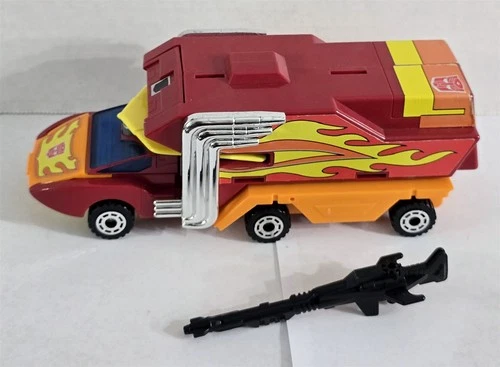 B-227 VINTAGE 1980'S HASBRO G1 TRANSFORMERS RODIMUS PRIME ACTION FIGURE