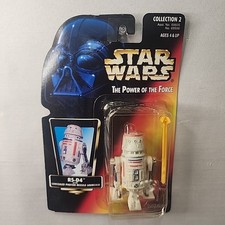 New Star Wars POTF R5-D4 Action Figure Kenner Green Card HOLOGRAM VTG 1996