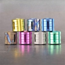 Titanium Knife Lanyard Bead Paracord Necklace Pendant Bracelet Bead EDC Charm