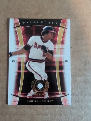 2005 Fleer Patchworks Rod Carew #97 Gold /99 Los Angeles Angels !!!