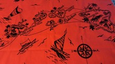 Vintage Hawaiian Fabric Ui-Maikai 22 X 36