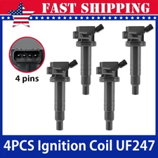 4Pack FOR Denso Ignition Coil For Toyota Matrix Corolla 1.8L OEM#90919-02239
