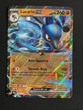 Lucario EX 051/131 Prismatic Evolutions Holo Double Rare Card Pokemon TCG