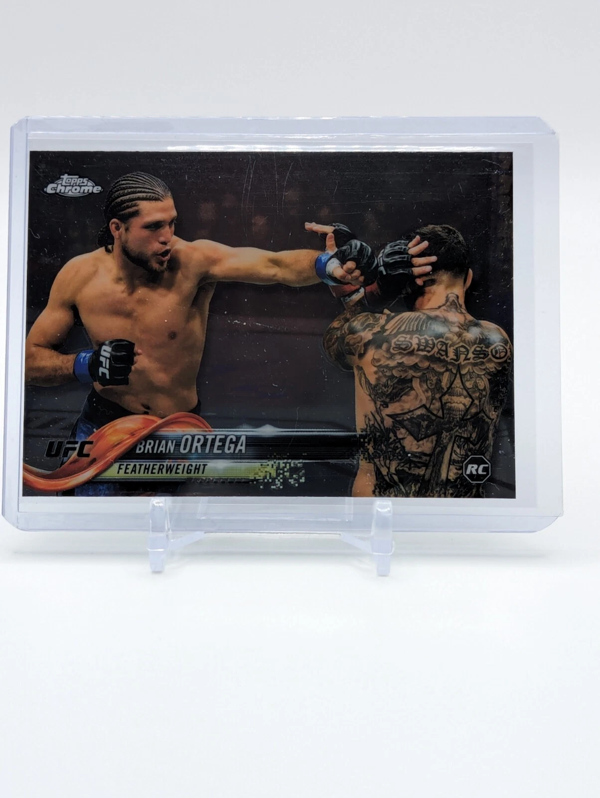 2018 Topps UFC Chrome Brian Ortega RC Base Rookie Card #79