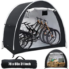 Travel Bike Storage Shed Tent Outdoor Portable Bicycle Storage for 2-4 Bikes NEW