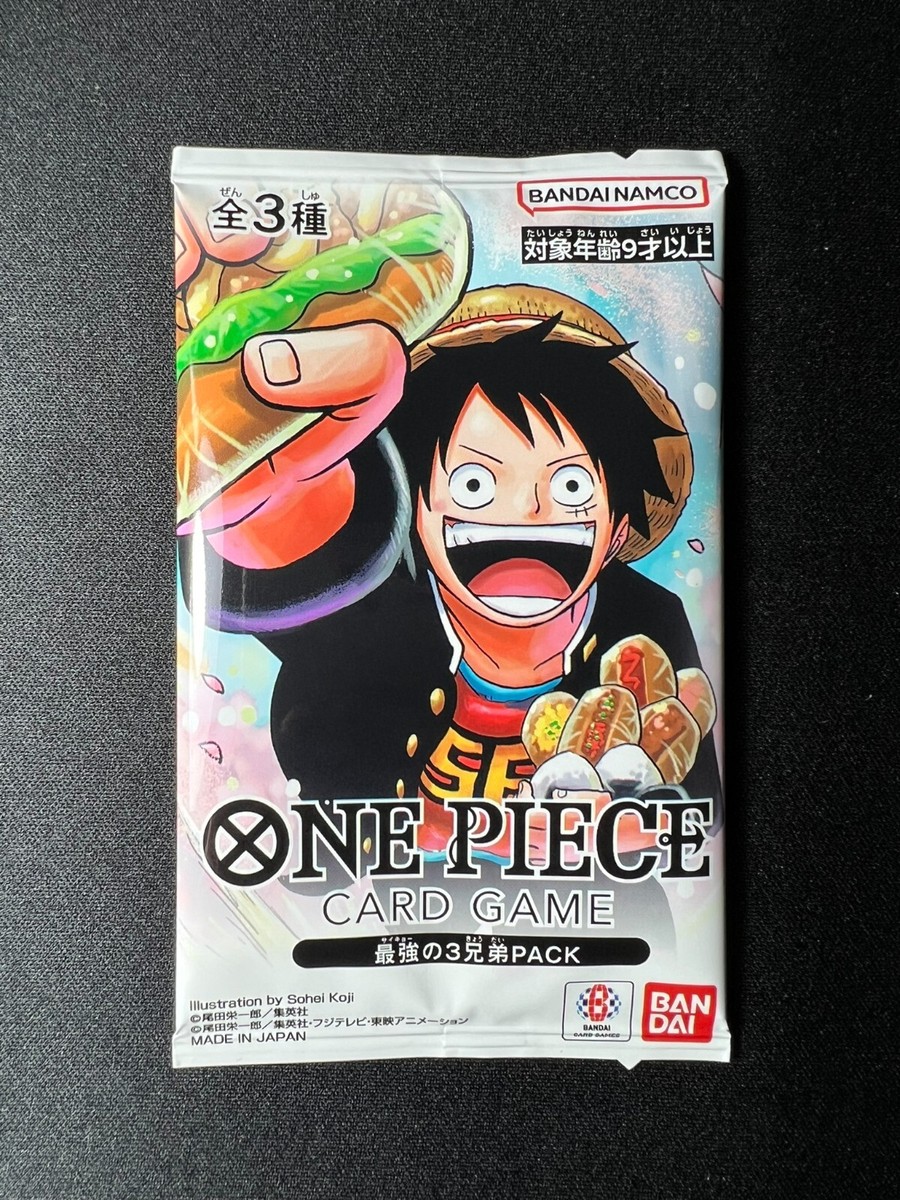 Sealed] Strongest Three Brothers One Piece Card Game Promo