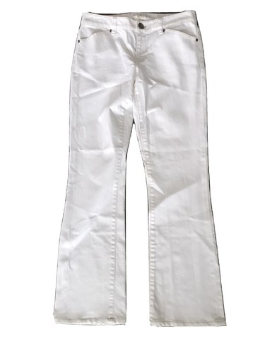 Elie Tahari White Womens Slim Fit Denim 