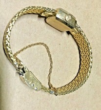 LADIES 10K Gold Filed OMEGA LADYMATIC AUTOMATIC SWISS WATCH 5