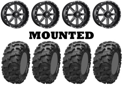 Kit 4 Blackwater Evolution 28x10-14/28x11-14 on Maverick Matte Black D538 1KXP
