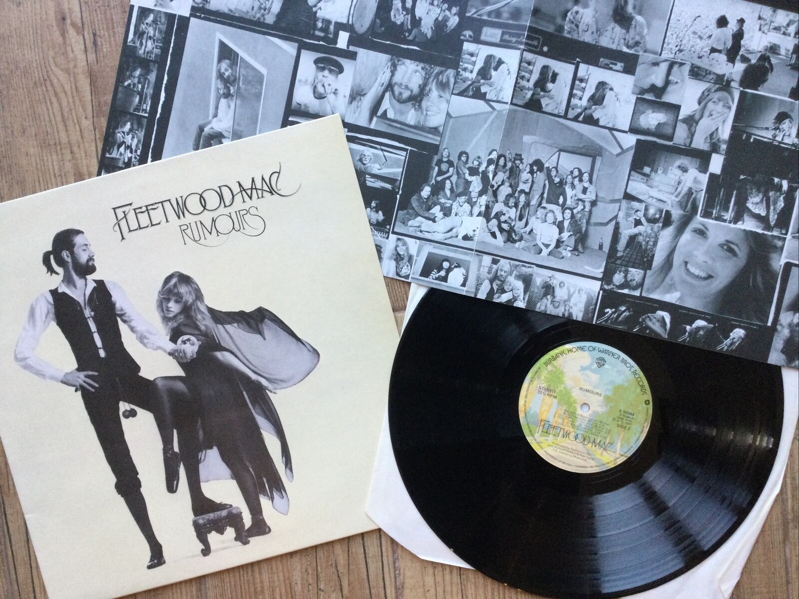 FLEETWOOD MAC Rumours Textured Sleeve Near Mint Poster 12” Vinyl LP Free UK Post