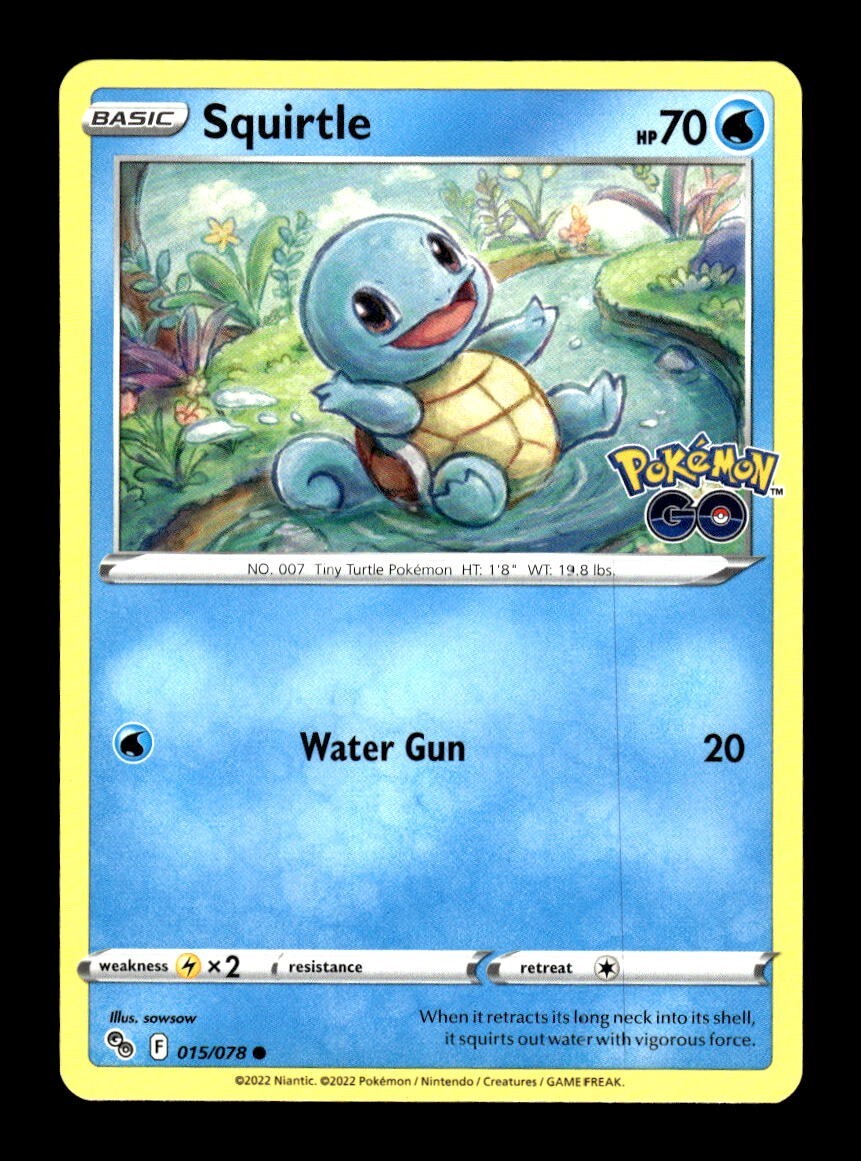 Pokemon Go Squirtle 015/078 | eBay