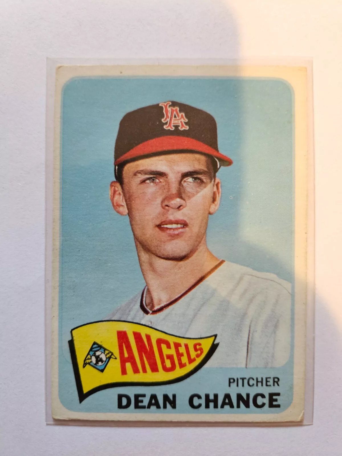Dean Chance trading card