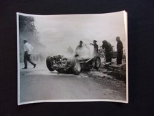 Vintage Original 1955 Indianapolis 500 Bill Vukovich Fatal Crash 8 x 10 Photo 01