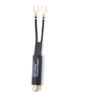 Indoor antenna matching transformer balun 75/300 ohm TV F cable adapter 