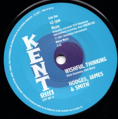 Hodges James & Smith / Kim Weston - 70s Northern Soul NEW 45 LISTEN!