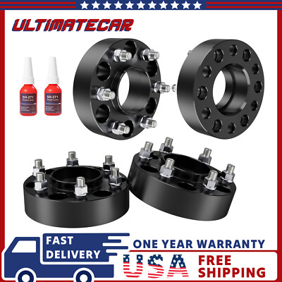 #ad 4Pcs 1.5quot; 6x135 Hub Centric Wheel Spacers For 15 23 Ford F150 Expedition Lincoln $72.88