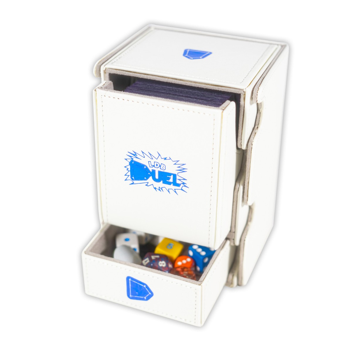 Kaiba Corp Dragon Deck Box - Holds 100 Double Sleeved Cards Black