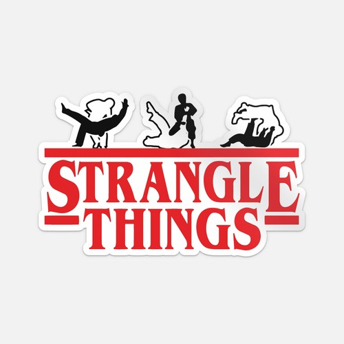 Strangle Tik Tok Sticker Strangle Things Sticker Vinyl Car Bumper Decal | eBay