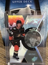 2023-24 Upper Deck SPx Rookies Drew Helleson Radiance FX 406/949 Anaheim Ducks