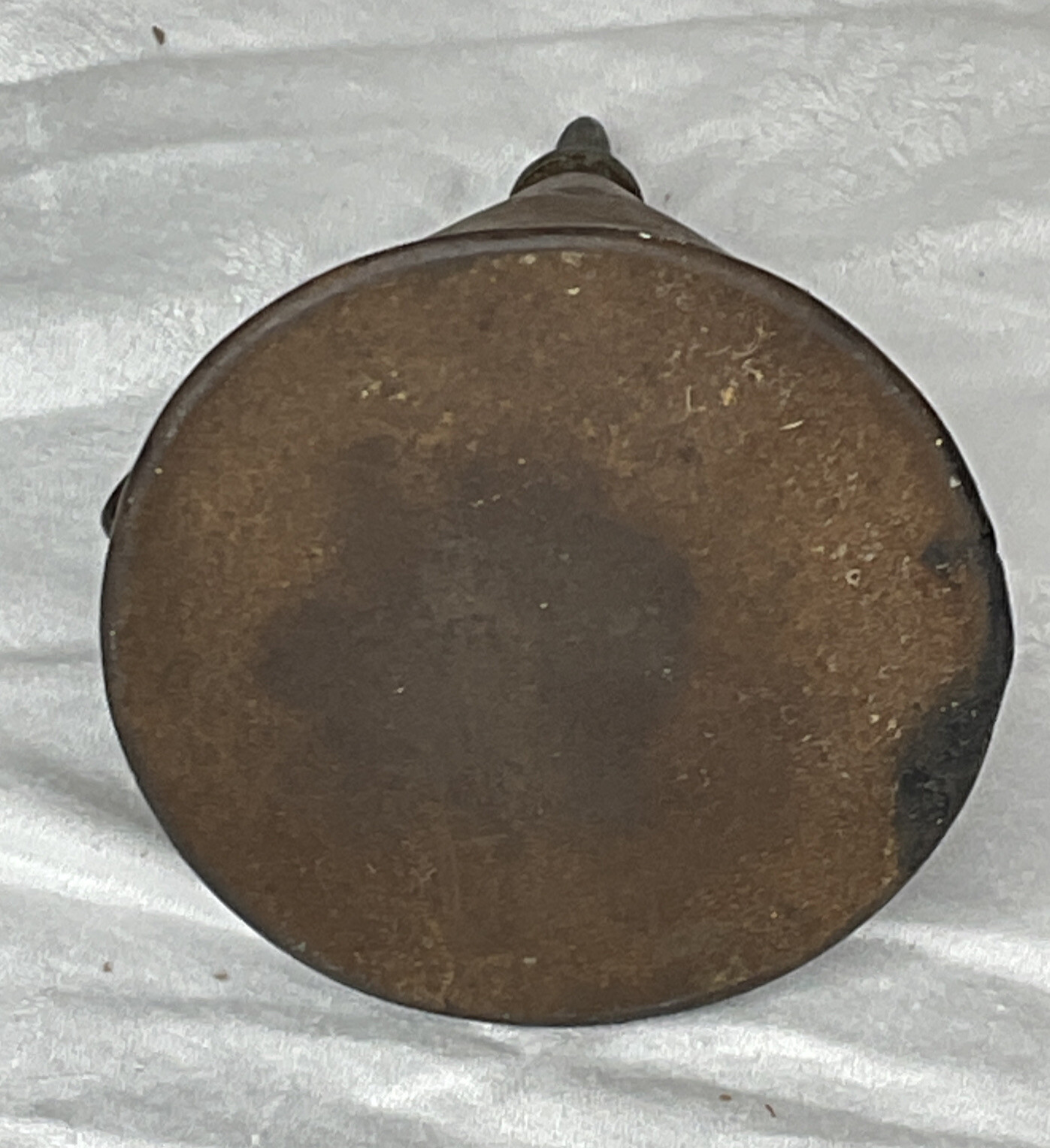 VINTAGE CONICAL CARPENTER AUTO OIL CAN OILER SQUIRTER PUFF CONE TOOL ENGINEER