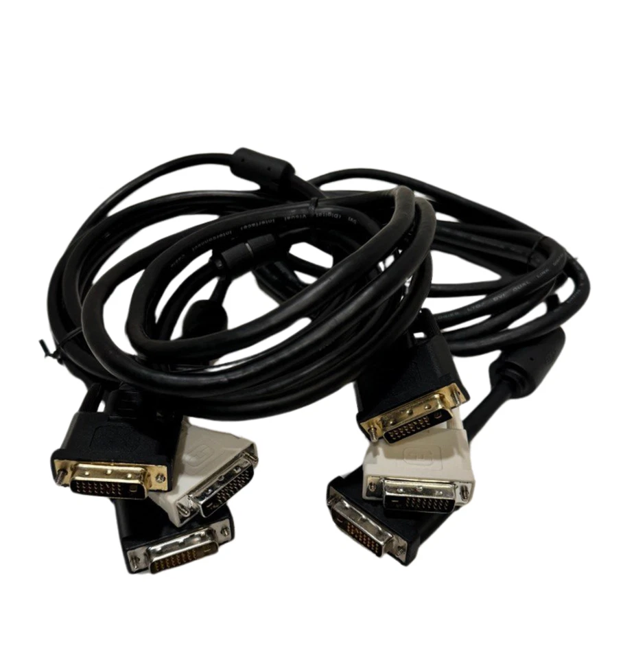 3x Monoprice Heavy Duty DVI-D Dual Link Digital Video Male to Male -10 ft - Image 4 of 4