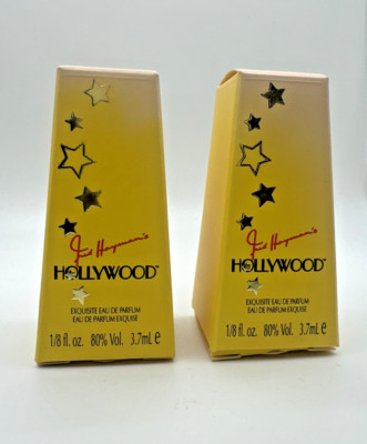 Vintage Fred Hayman's HOLLYWOOD Eau De Parfum Splash Mini 1/8 oz Lot of 2