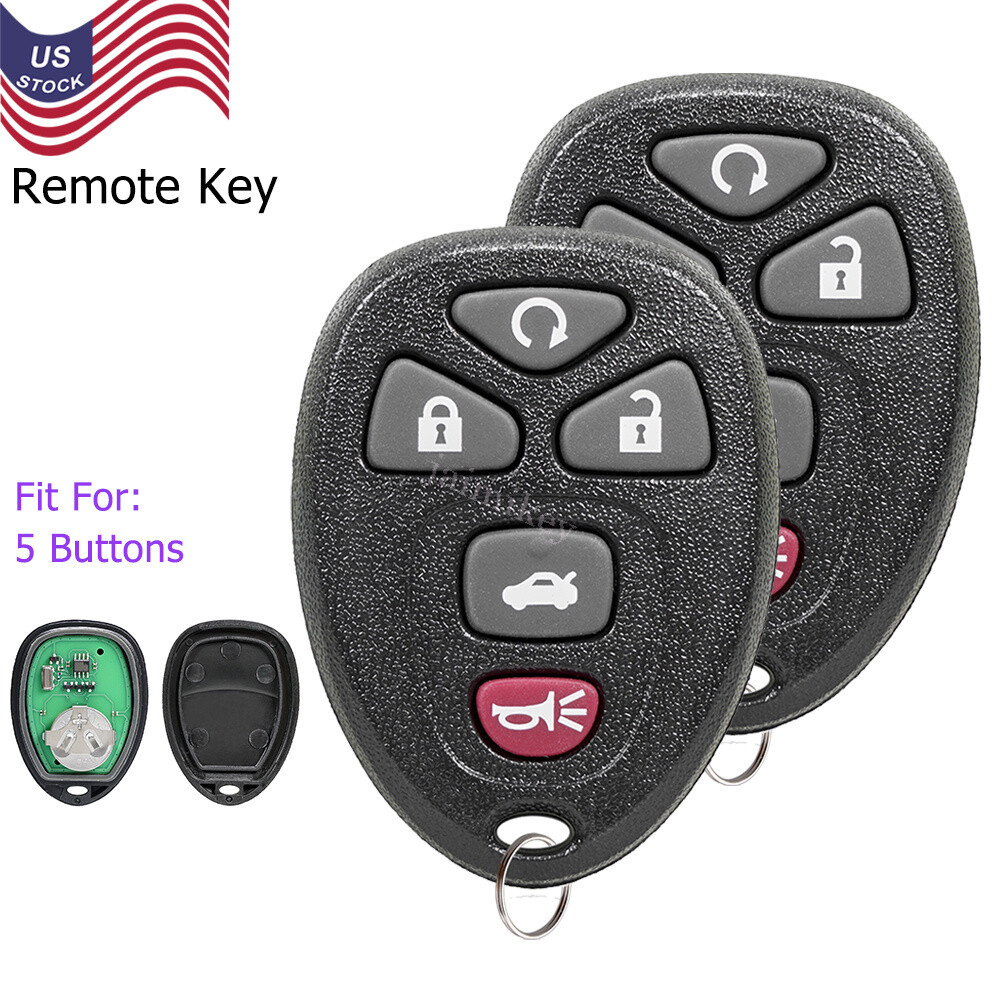 2 For 2006 2007 2008 2009 2010 2011 Buick Lucerne Keyless Entry Remote