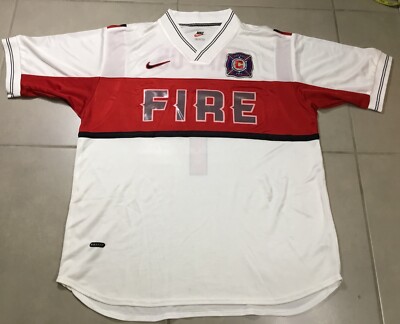 サッカーユニフォーム シカゴファイア Nike Chicago Fire Jorge Campos Futbol Soccer Jersey Mens Size