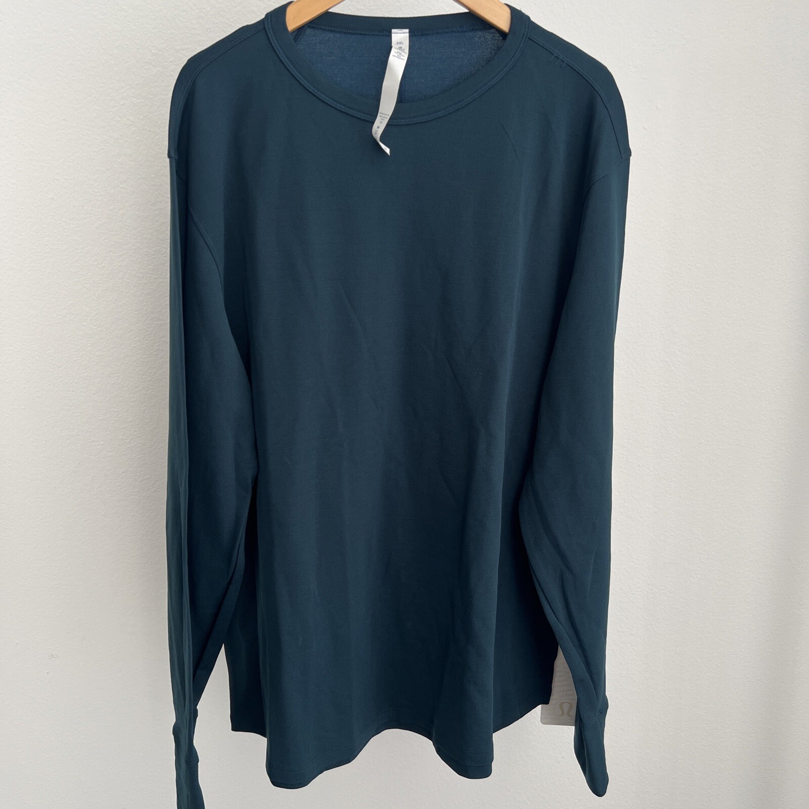 Lululemon Long Weekend LS NWT Size 2XL Color INCB Blue Green Long ...