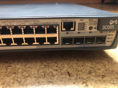 3com Superstack 4 switch 5500G-EI 48 Port 1gb 4x sfp