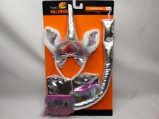 Unicorn Cosplay Costume Halloween Play Dress Up 5 Piece Accessory Set Lot D4