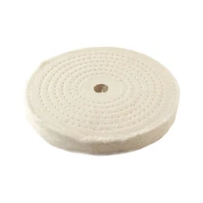 1PCS 8 inch Buffing Wheel for Polishing 5/8 inch Arbor Hole White 60 PLY 200MM