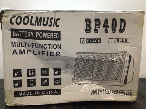 Cool Music Battery Powered Multi-Function Amplifier BP40D Black - Open Box | eBay