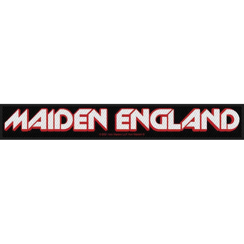 Official Iron Maiden Super Strip Patch England Black Accessory Size New